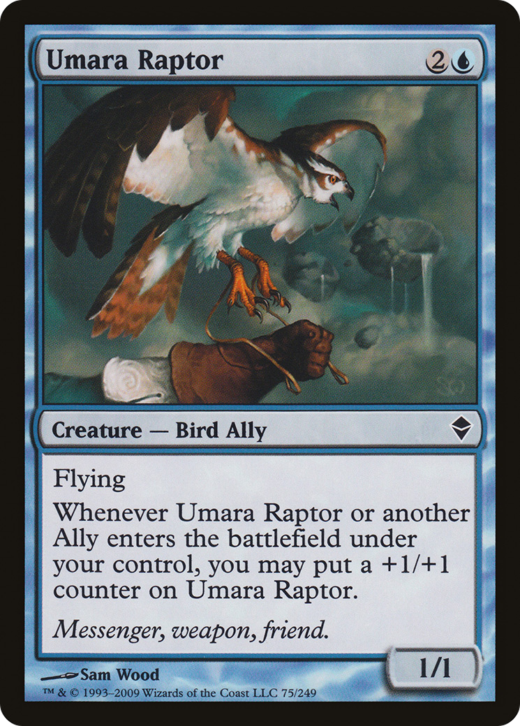 {C} Umara Raptor [Zendikar][ZEN 075]