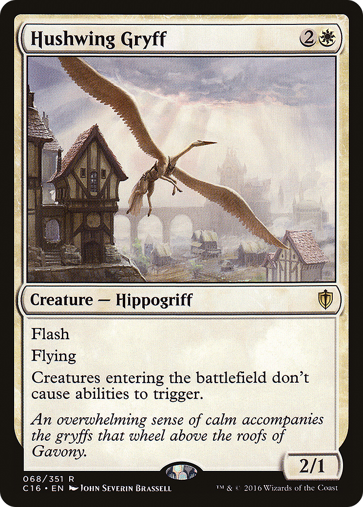 {R} Hushwing Gryff [Commander 2016][C16 068]