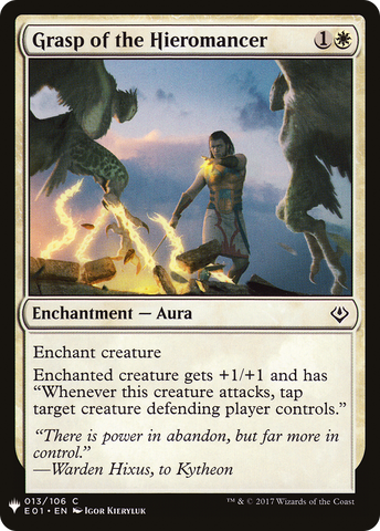 {C} Grasp of the Hieromancer [Mystery Booster][LS E01 013]