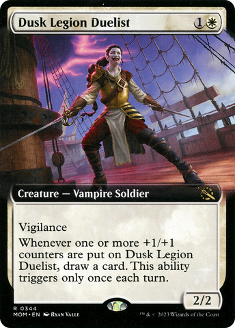 {R} Dusk Legion Duelist (Extended Art) [March of the Machine][MOM 344]
