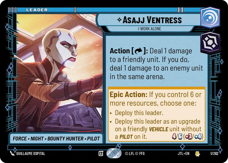 {SW-LD}Asajj Ventress - I Work Alone (001/257) [Jump to Lightspeed]