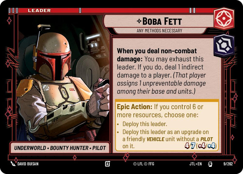 {SW-LD}Boba Fett - Any Methods Necessary (009/257) [Jump to Lightspeed]