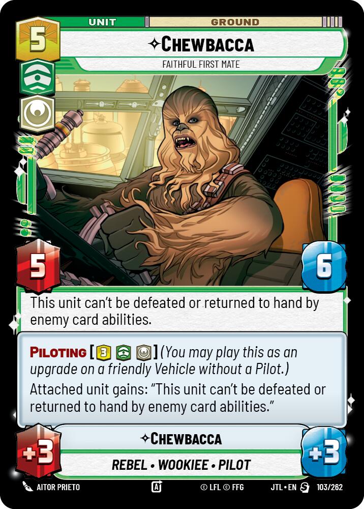 {SW-R}Chewbacca - Faithful First Mate (103/257) [Jump to Lightspeed]