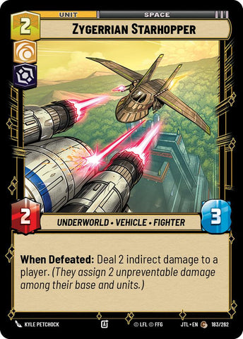 {SW-C}Zygerrian Starhopper (183/257) [Jump to Lightspeed]