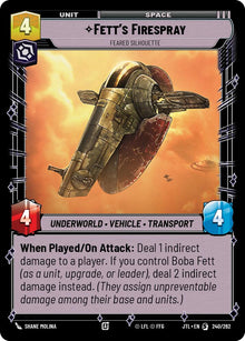 {SW-R}Fett's Firespray - Feared Silhouette (240/257) [Jump to Lightspeed]