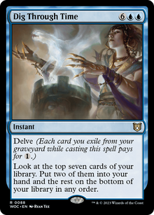 {R} Dig Through Time [Wilds of Eldraine Commander][WOC 088]