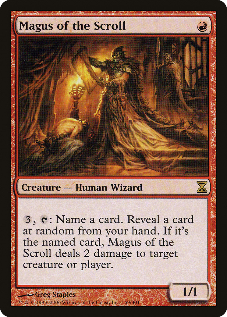 {R} Magus of the Scroll [Time Spiral][TSP 169]