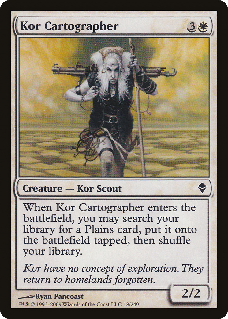 {C} Kor Cartographer [Zendikar][ZEN 018]