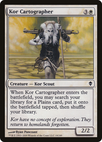 {C} Kor Cartographer [Zendikar][ZEN 018]