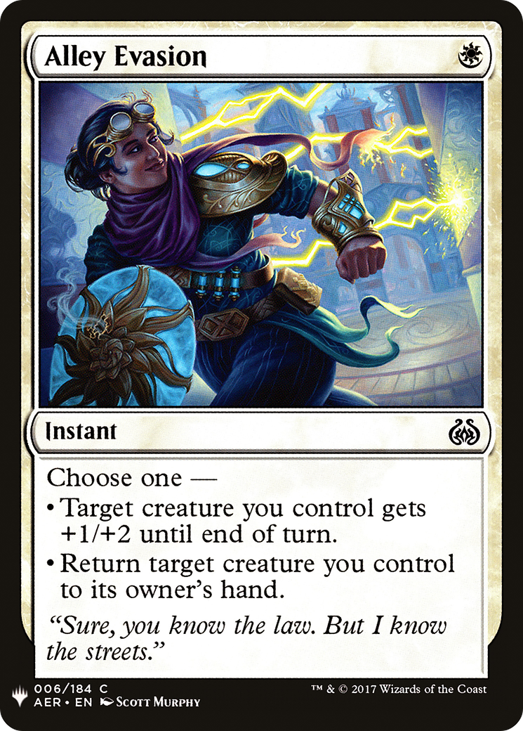 {C} Alley Evasion [Mystery Booster][LS AER 006]