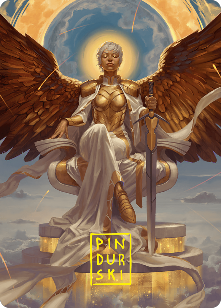 {A} Herald of Eternal Dawn Art Card (27/54) (Gold-Stamped Signature) [Foundations Art Series][GS AFDN 027]