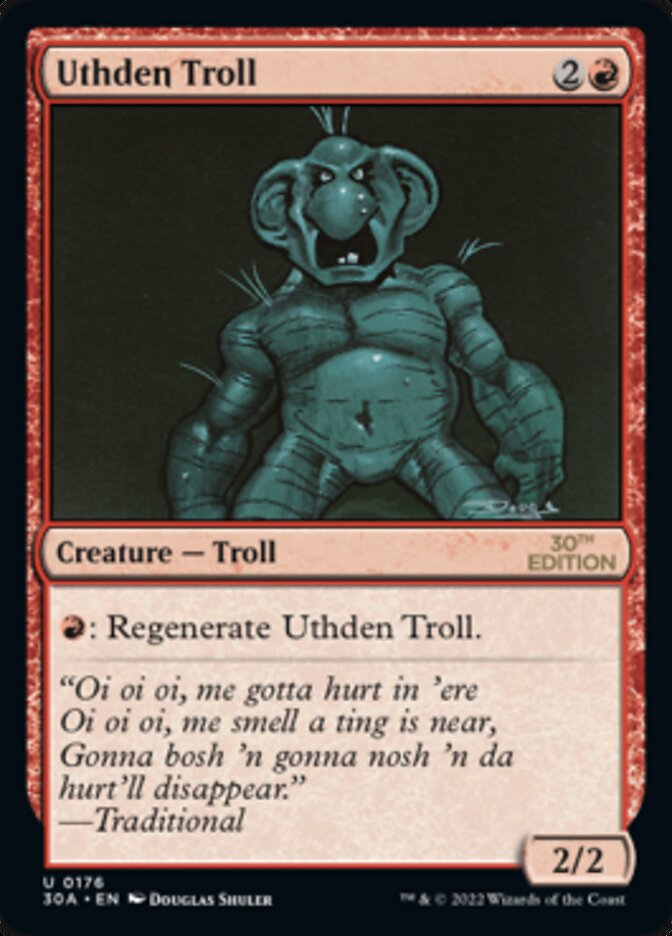 {C} Uthden Troll [30th Anniversary Edition][30A 176]
