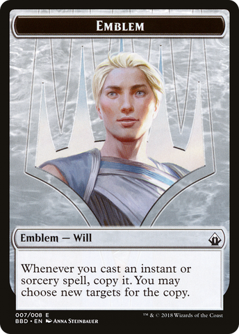 {T} Will Kenrith Emblem [Battlebond Tokens][TBBD 007]