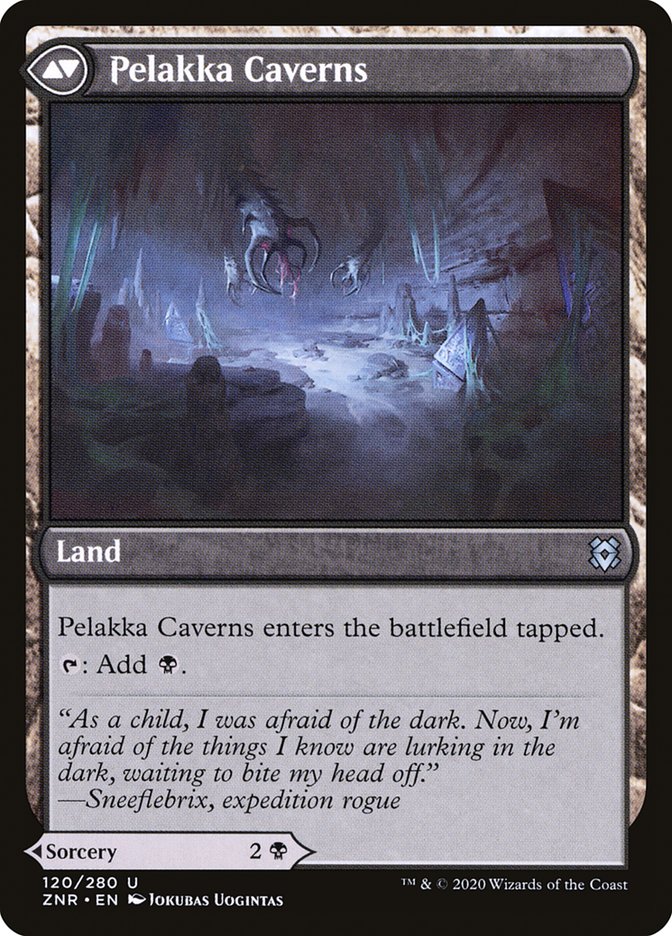 {C} Pelakka Predation // Pelakka Caverns [Zendikar Rising][ZNR 120]