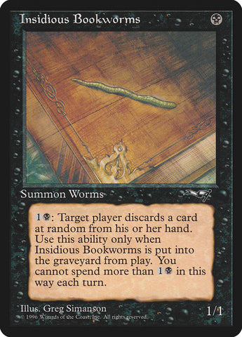 {C} Insidious Bookworms (Single Worm) [Alliances][ALL 51A]