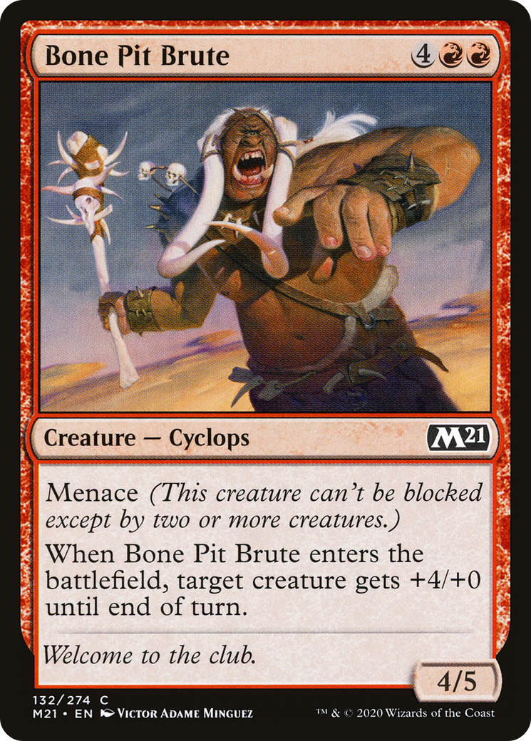 {C} Bone Pit Brute [Core Set 2021][M21 132]