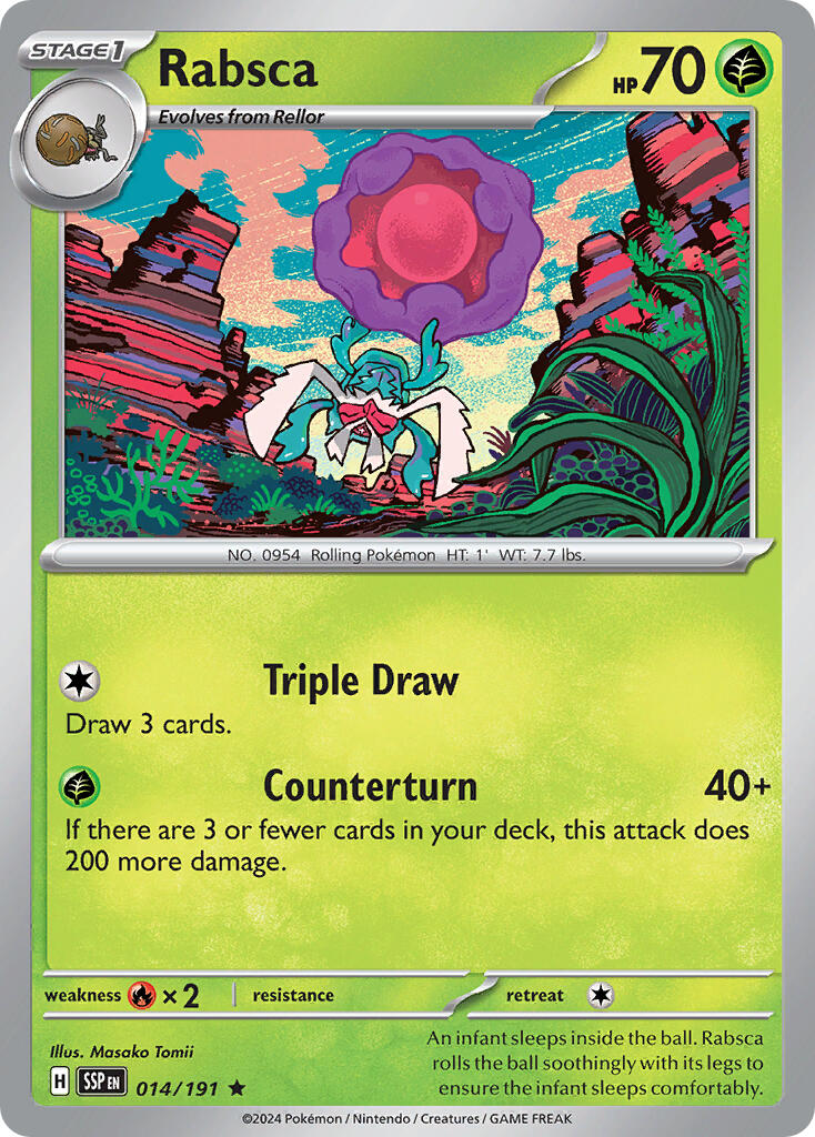 [PKM] Rabsca (014/191) (Theme Deck Exclusive) [Scarlet & Violet: Surging Sparks]