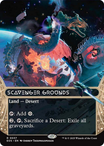 {@@ EOC R} Scavenger Grounds (0037) (Borderless) [Edge of Eternities: Stellar Sights][EOS 037]