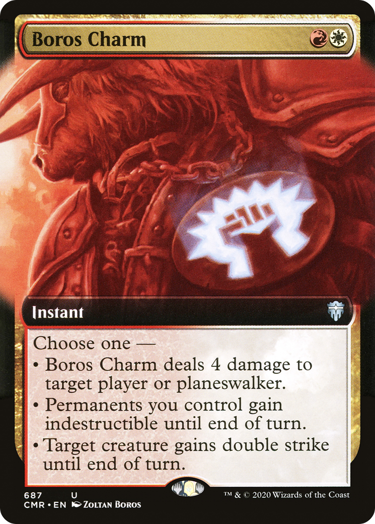 {C} Boros Charm (Extended Art) [Commander Legends][CMR 687]