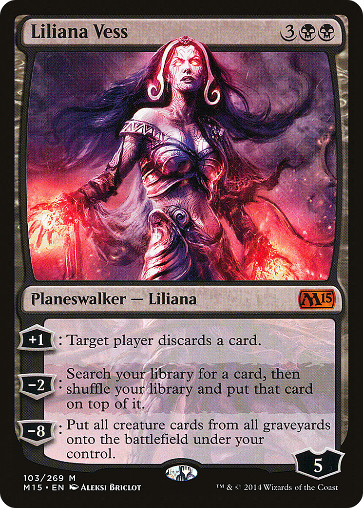 {R} Liliana Vess [Magic 2015][M15 103] - Misty Mountain Games