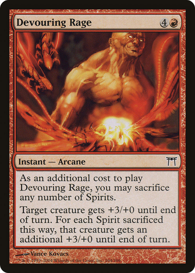 {C} Devouring Rage [Champions of Kamigawa][CHK 164]