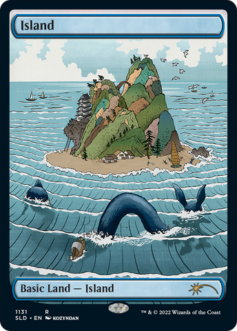 {B}[SLD 1131] Island (1131) (Full-Art) [Secret Lair Drop Series]