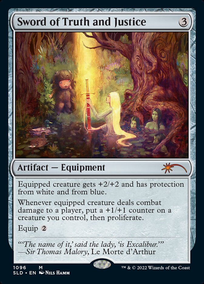 {R} Sword of Truth and Justice [Secret Lair Drop Series][SLD 1096] - Misty Mountain Games