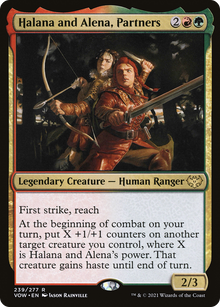 {R} Halana and Alena, Partners [Innistrad: Crimson Vow][VOW 239]