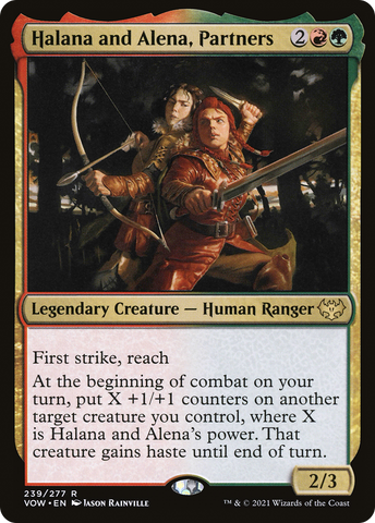 {R} Halana and Alena, Partners [Innistrad: Crimson Vow][VOW 239]