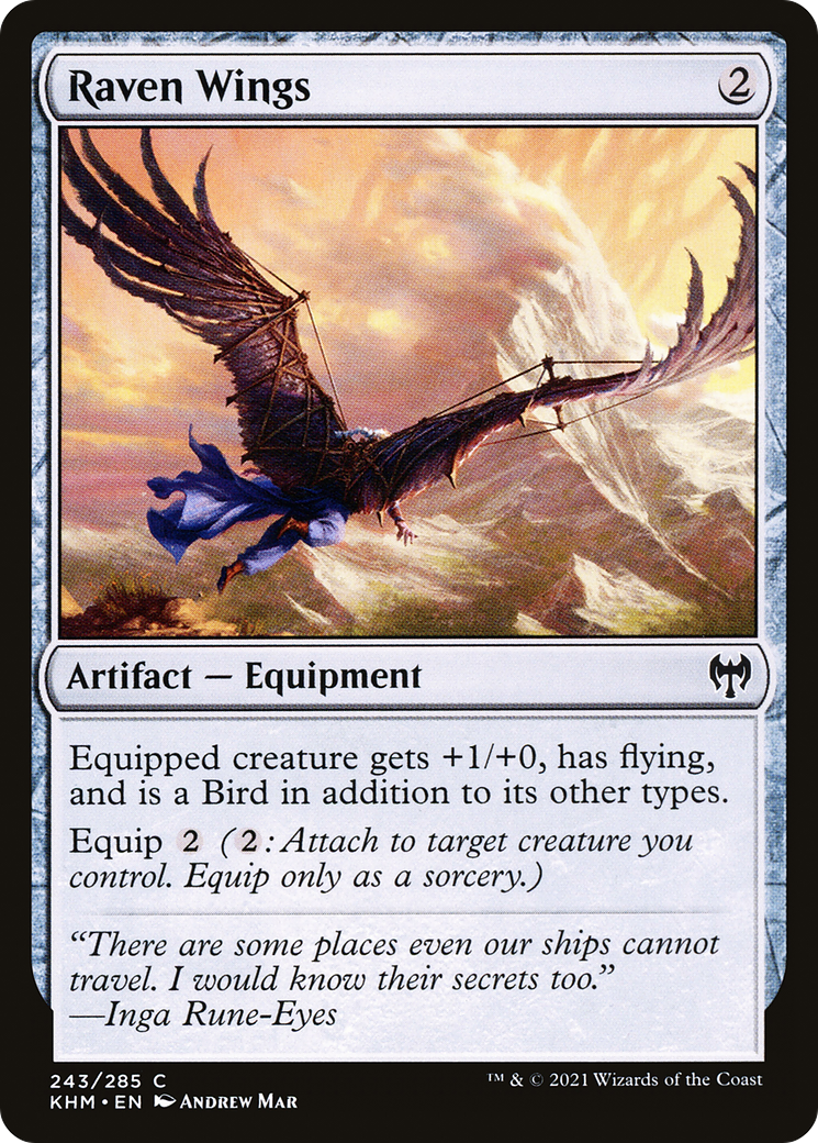 {C} Raven Wings [Kaldheim][KHM 243]