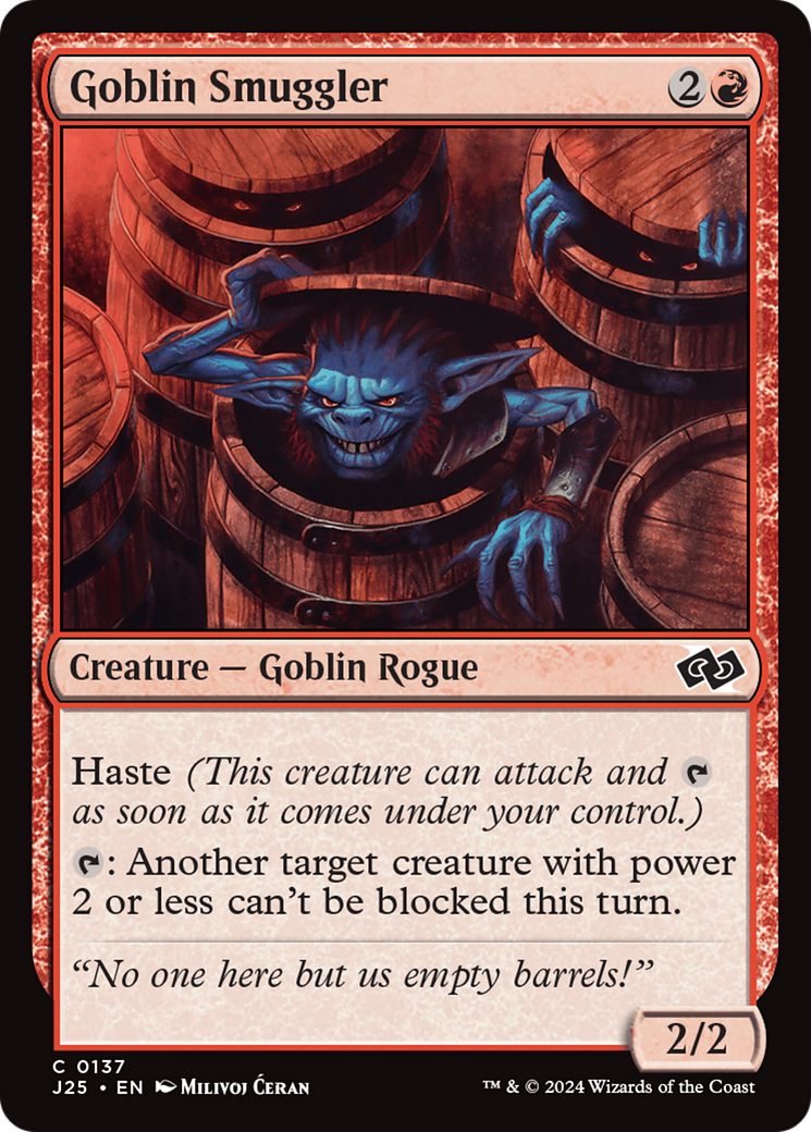{C} Goblin Smuggler [Foundations Jumpstart][J25 137]
