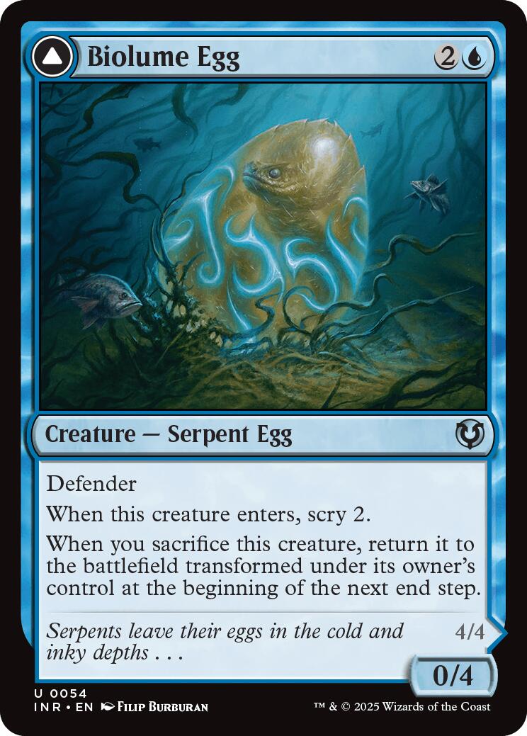 {C} Biolume Egg // Biolume Serpent [Innistrad Remastered][INR 054]