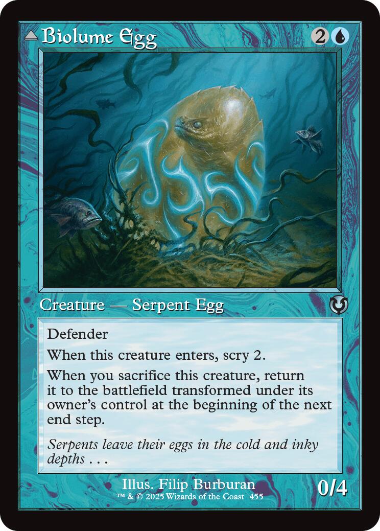 {C} Biolume Egg // Biolume Serpent (Retro Frame) [Innistrad Remastered][INR 455]