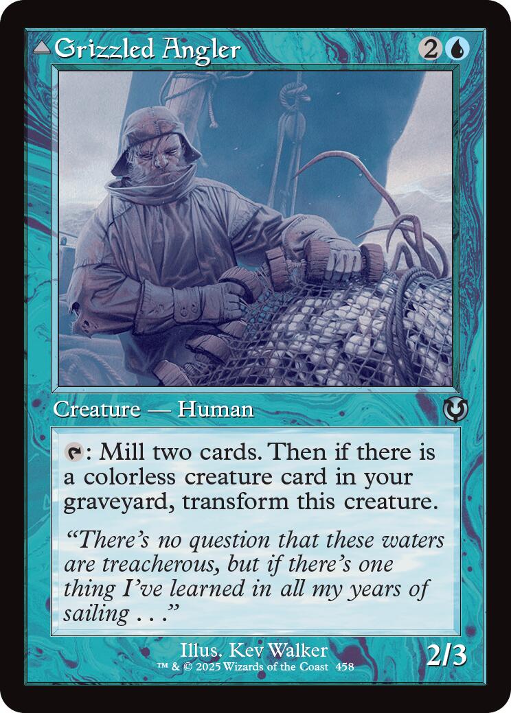 {C} Grizzled Angler // Grisly Anglerfish (Retro Frame) [Innistrad Remastered][INR 458]