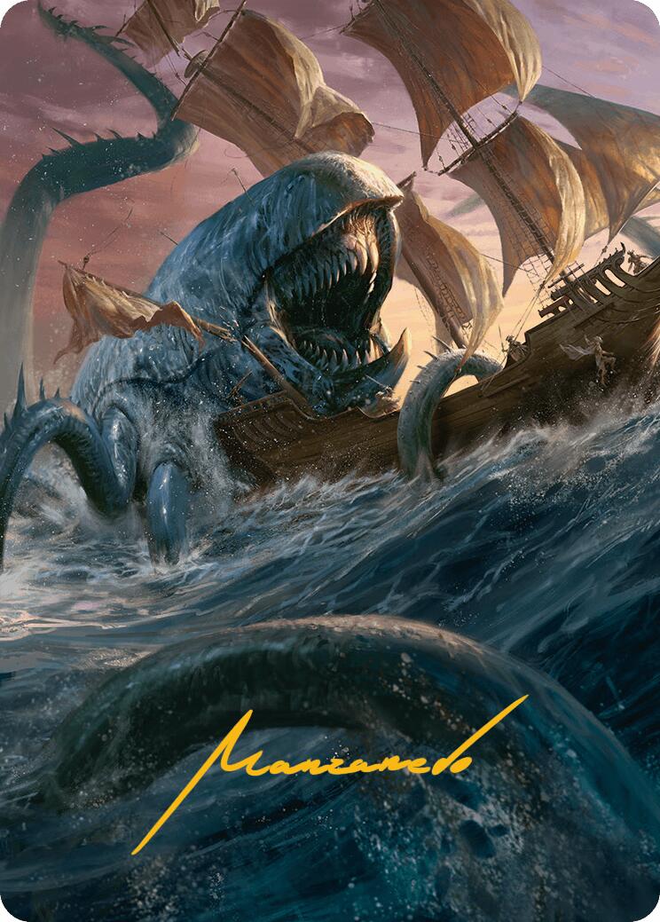 {A} Hullbreaker Horror Art Card (Gold-Stamped Signature) [Innistrad Remastered Art Series][GS AINR 005]