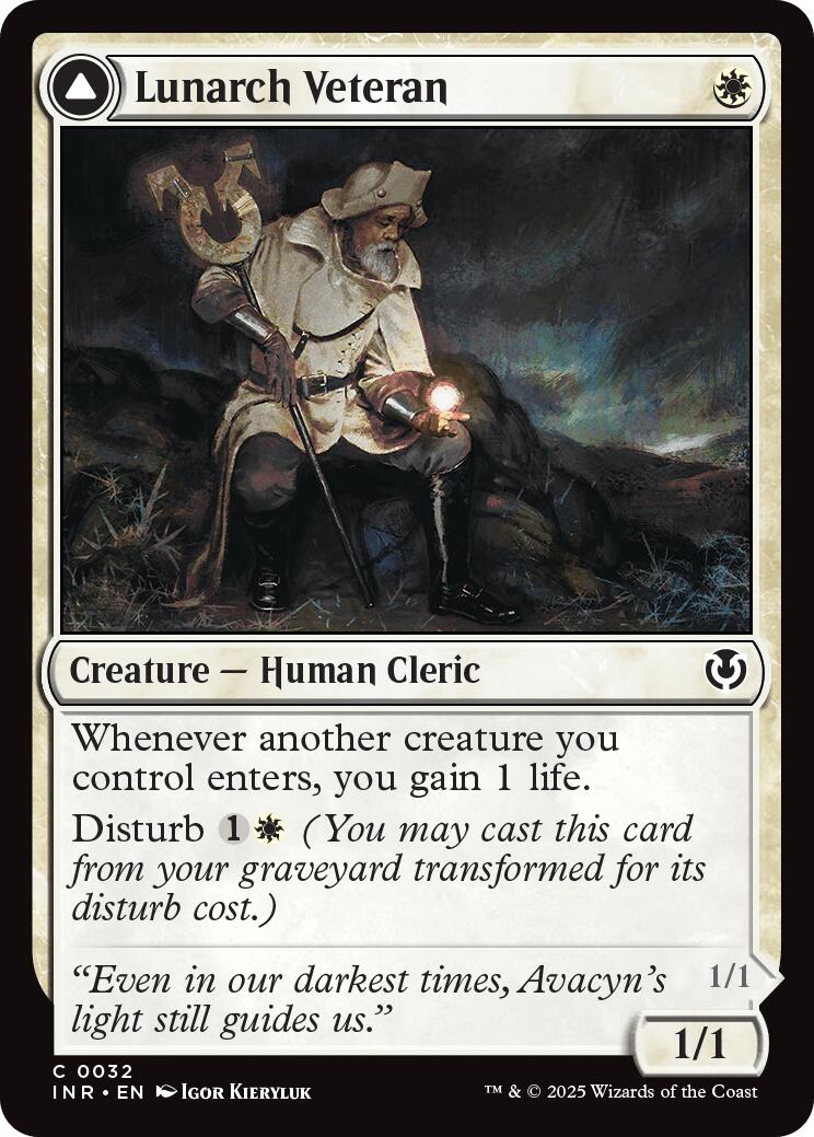 {C} Lunarch Veteran // Luminous Phantom [Innistrad Remastered][INR 032]