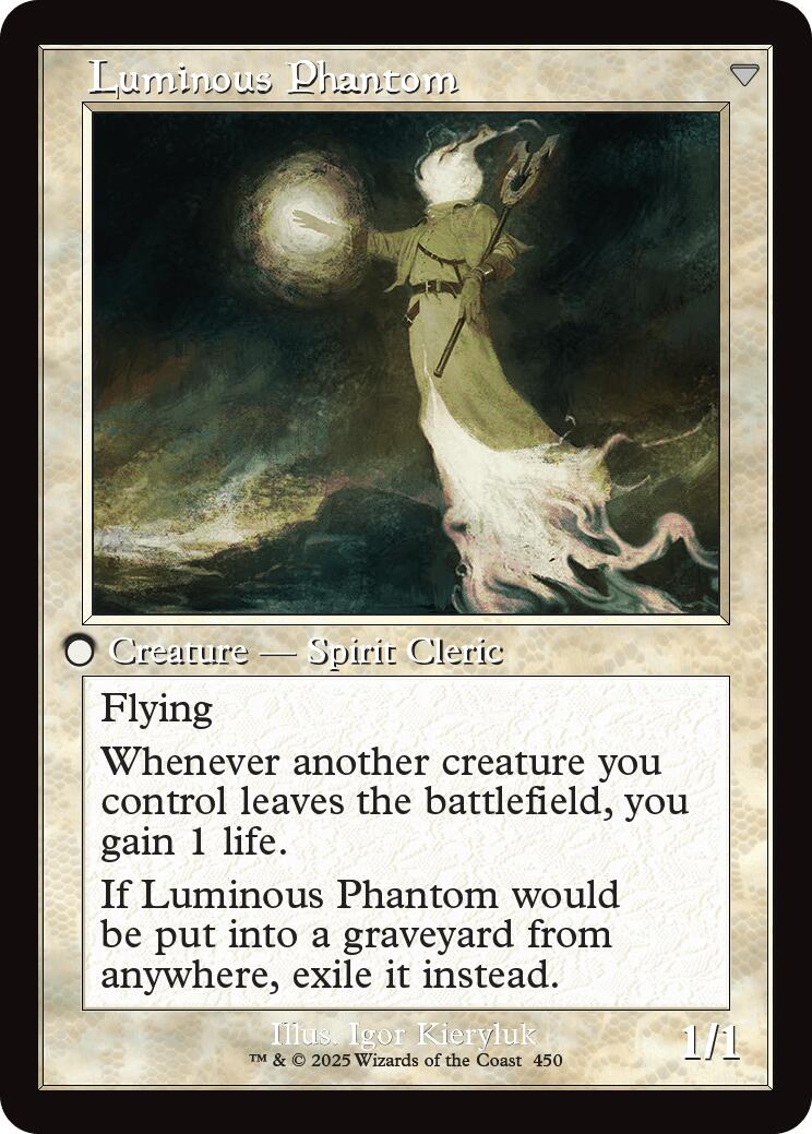 {C} Lunarch Veteran // Luminous Phantom (Retro Frame) [Innistrad Remastered][INR 450]
