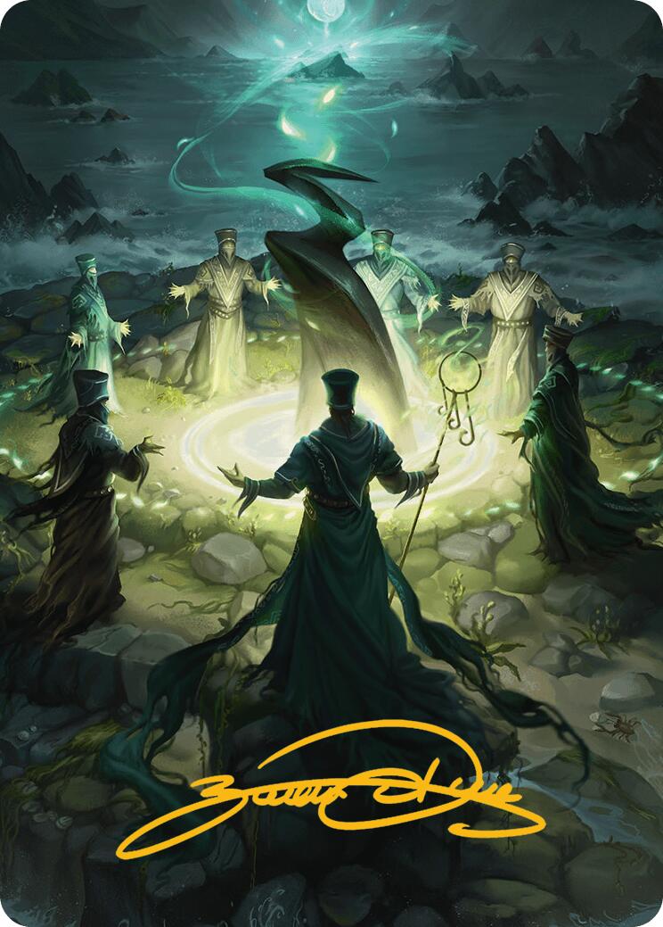 {A} Cryptolith Rite Art Card (Gold-Stamped Signature) [Innistrad Remastered Art Series][GS AINR 014]