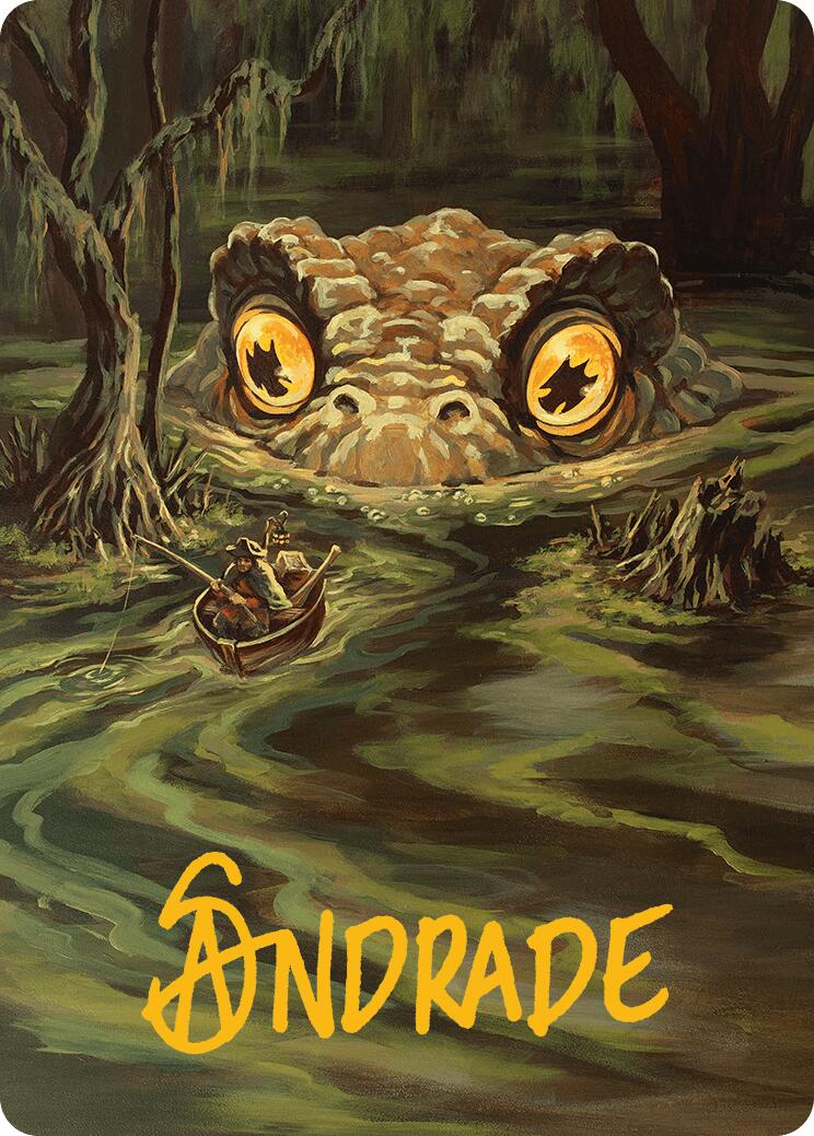 {A} The Gitrog Monster Art Card (Gold-Stamped Signature) [Innistrad Remastered Art Series][GS AINR 025]