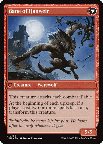 {C} Hanweir Watchkeep // Bane of Hanweir [Innistrad Remastered][INR 158]