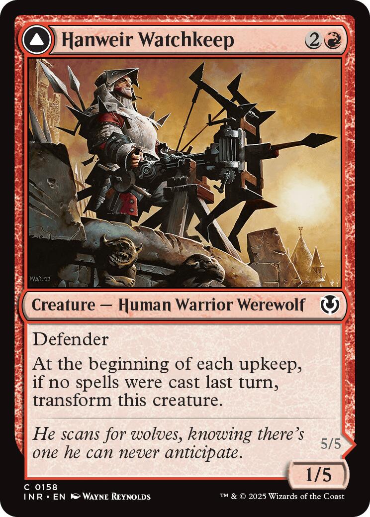 {C} Hanweir Watchkeep // Bane of Hanweir [Innistrad Remastered][INR 158]