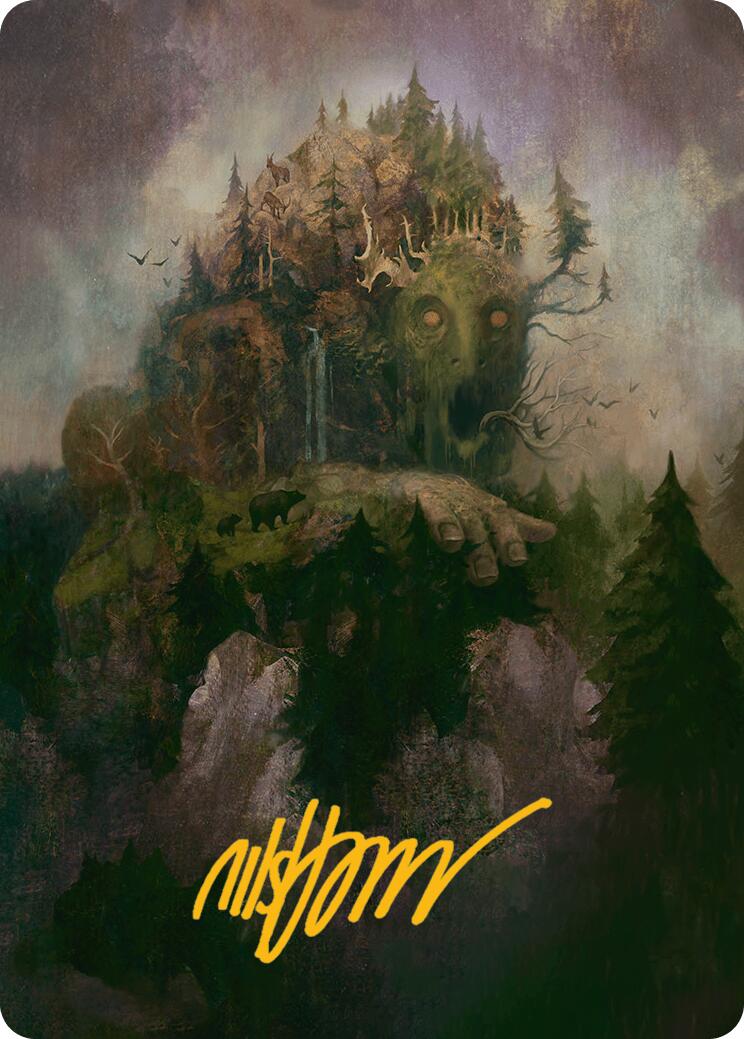 {A} Cultivator Colossus Art Card (Gold-Stamped Signature) [Innistrad Remastered Art Series][GS AINR 015]