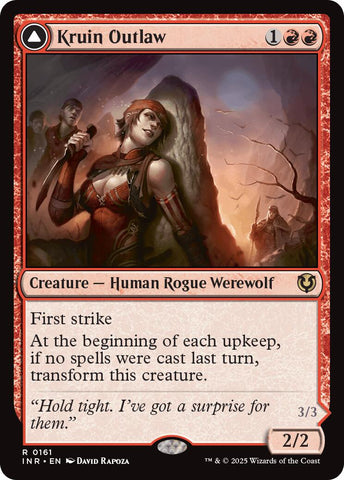 {R} Kruin Outlaw // Terror of Kruin Pass [Innistrad Remastered][INR 161]