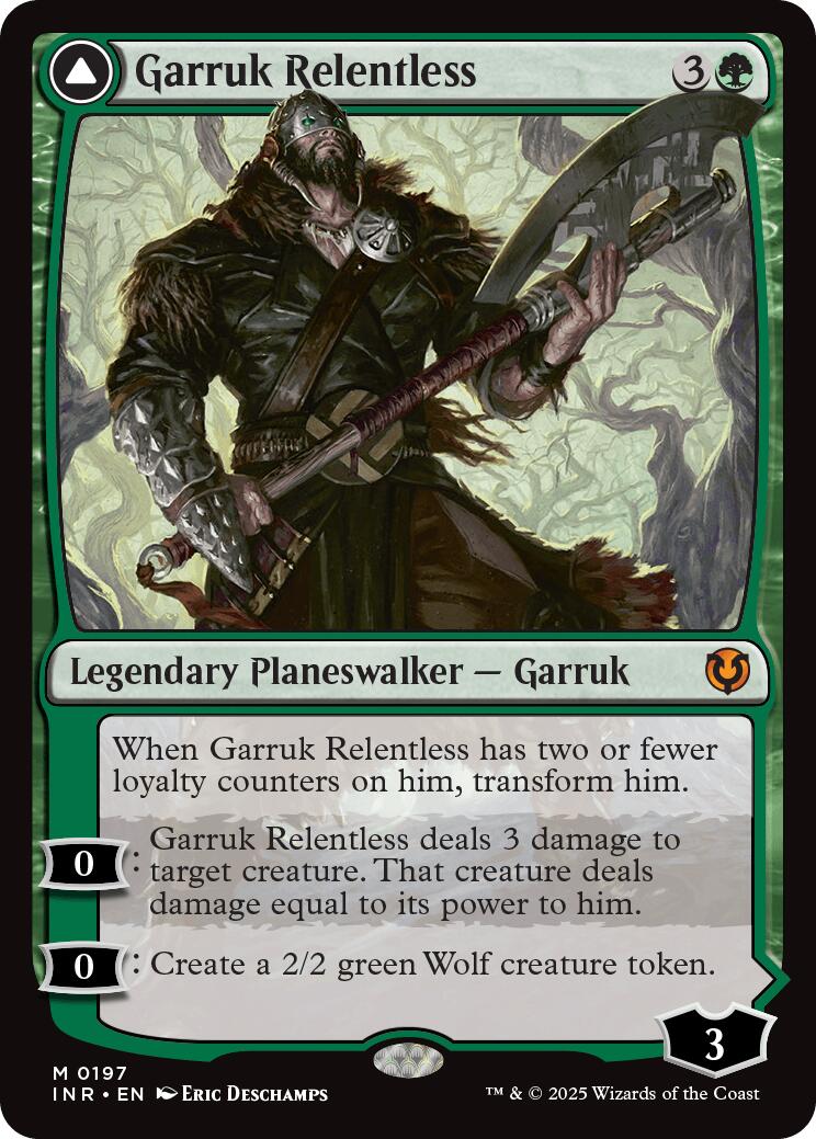 {R} Garruk Relentless // Garruk, the Veil-Cursed [Innistrad Remastered][INR 197]