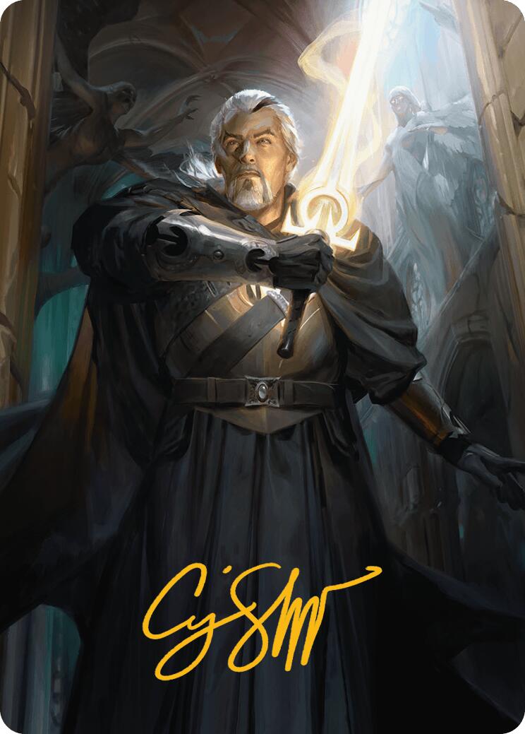 {A} Odric, Lunarch Marshal Art Card (Gold-Stamped Signature) [Innistrad Remastered Art Series][GS AINR 001]