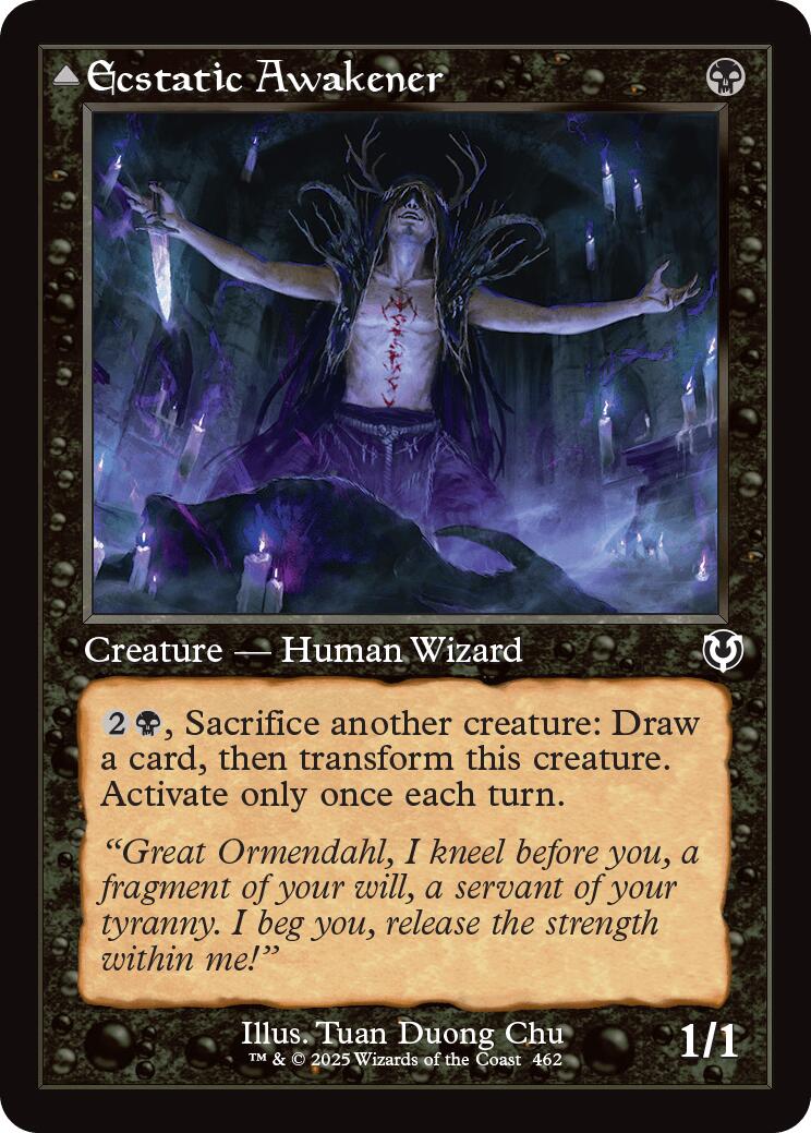 {C} Ecstatic Awakener // Awoken Demon (Retro Frame) [Innistrad Remastered][INR 462]
