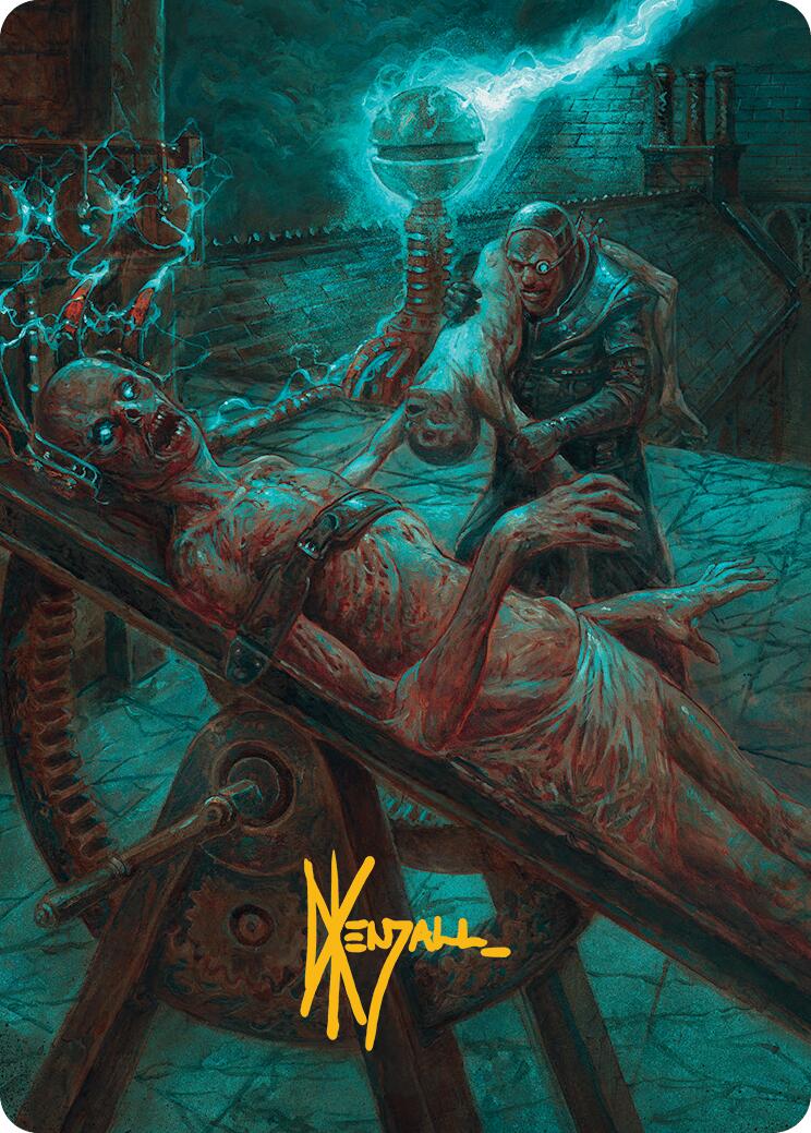 {A} Rooftop Storm Art Card (Gold-Stamped Signature) [Innistrad Remastered Art Series][GS AINR 008]