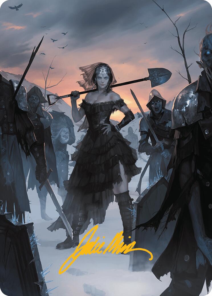 {A} Heartless Summoning Art Card (Gold-Stamped Signature) [Innistrad Remastered Art Series][GS AINR 009]