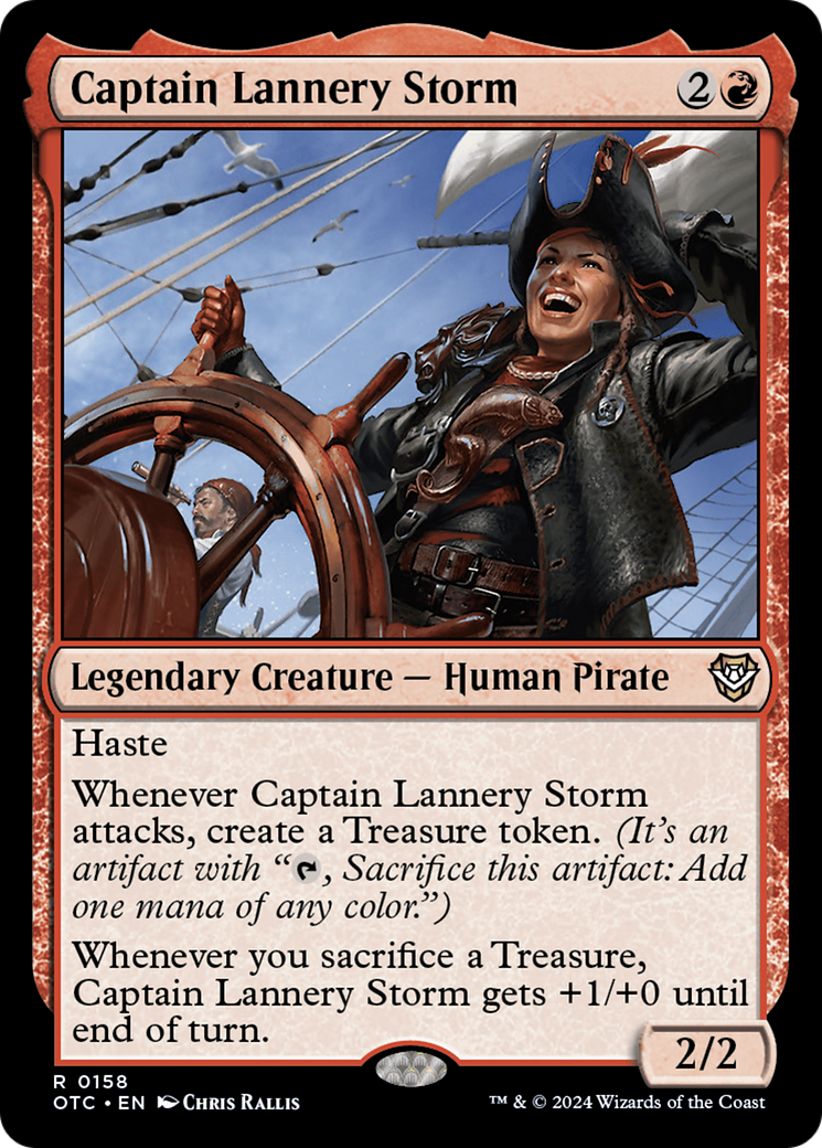 {R} Captain Lannery Storm [Outlaws of Thunder Junction Commander][OTC 158]