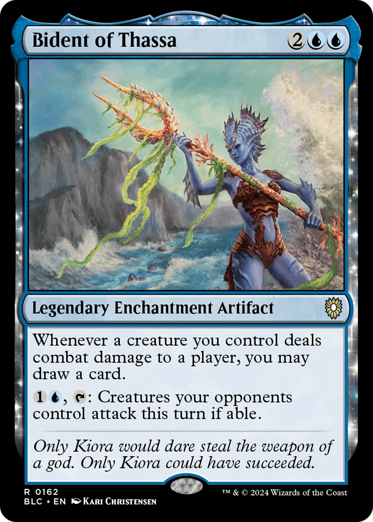 {R} Bident of Thassa [Bloomburrow Commander][BLC 162]